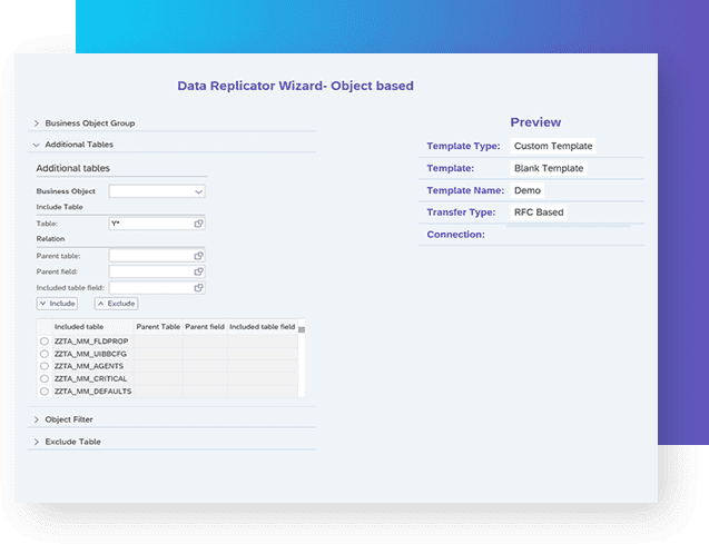 SAP Object Replicator